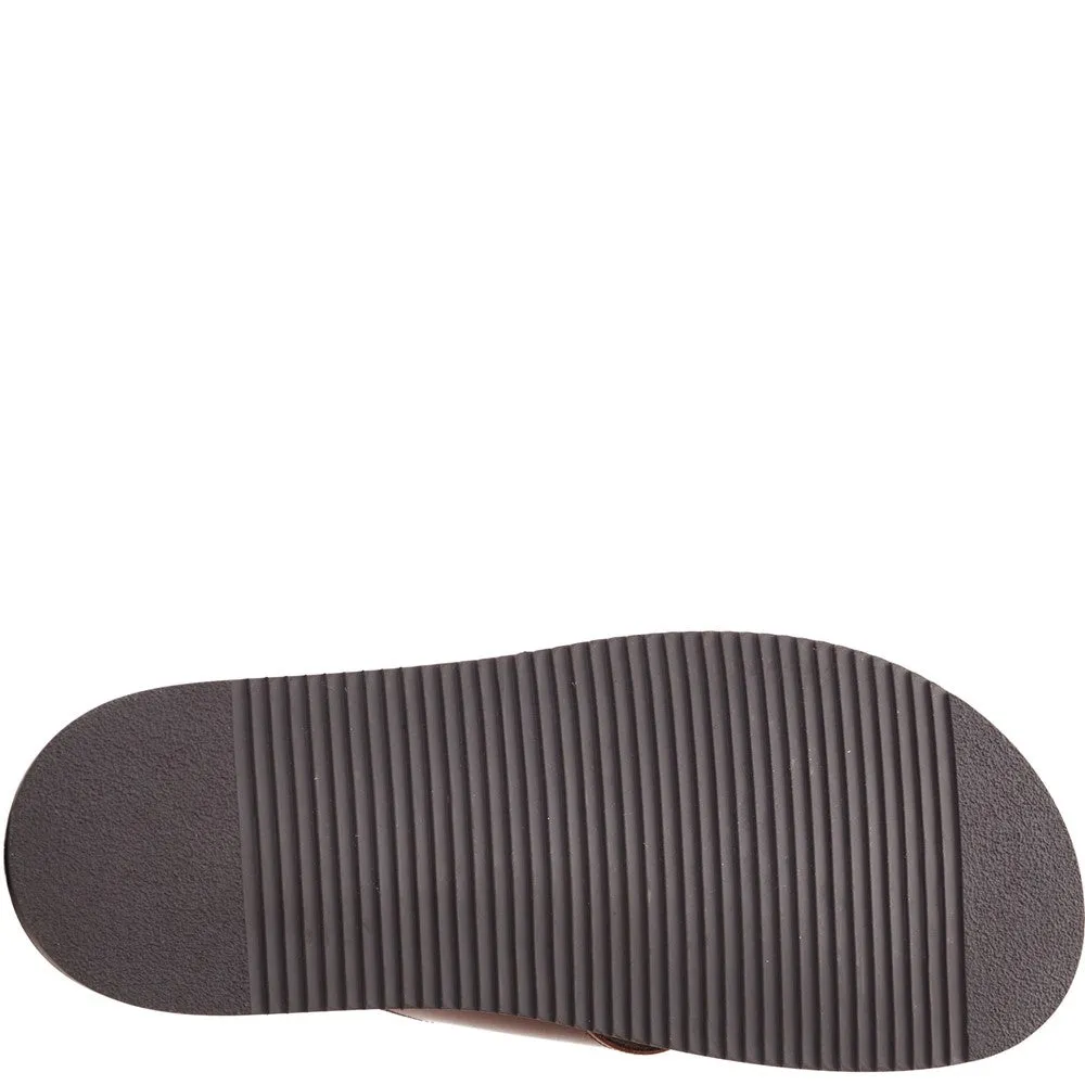 Webb Washed Slide Sandal Brown sold by Base London product image thumbnail 4