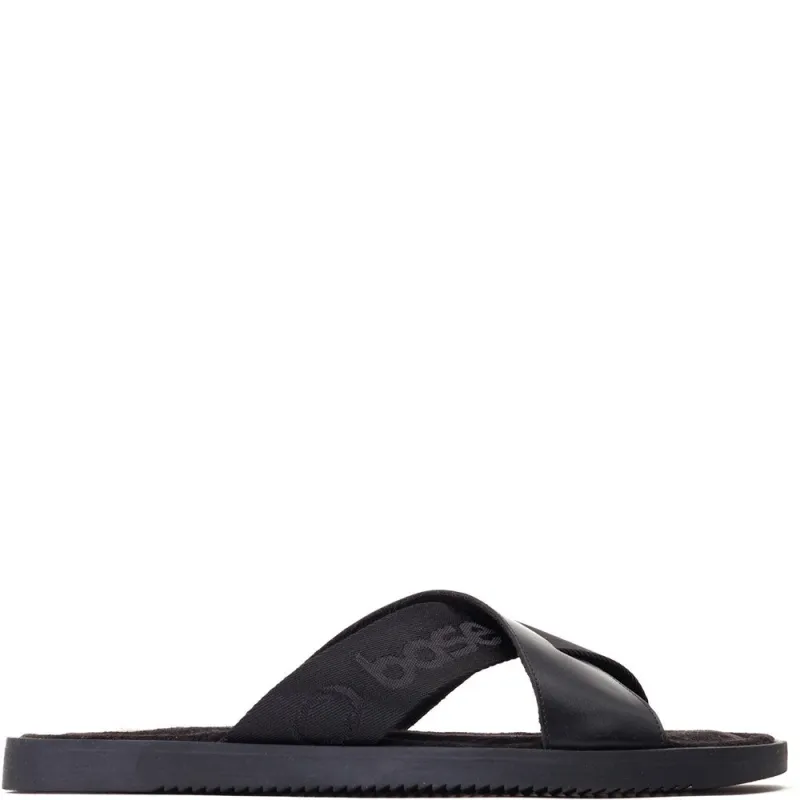 Webb Washed Slide Sandal Black sold by Base London