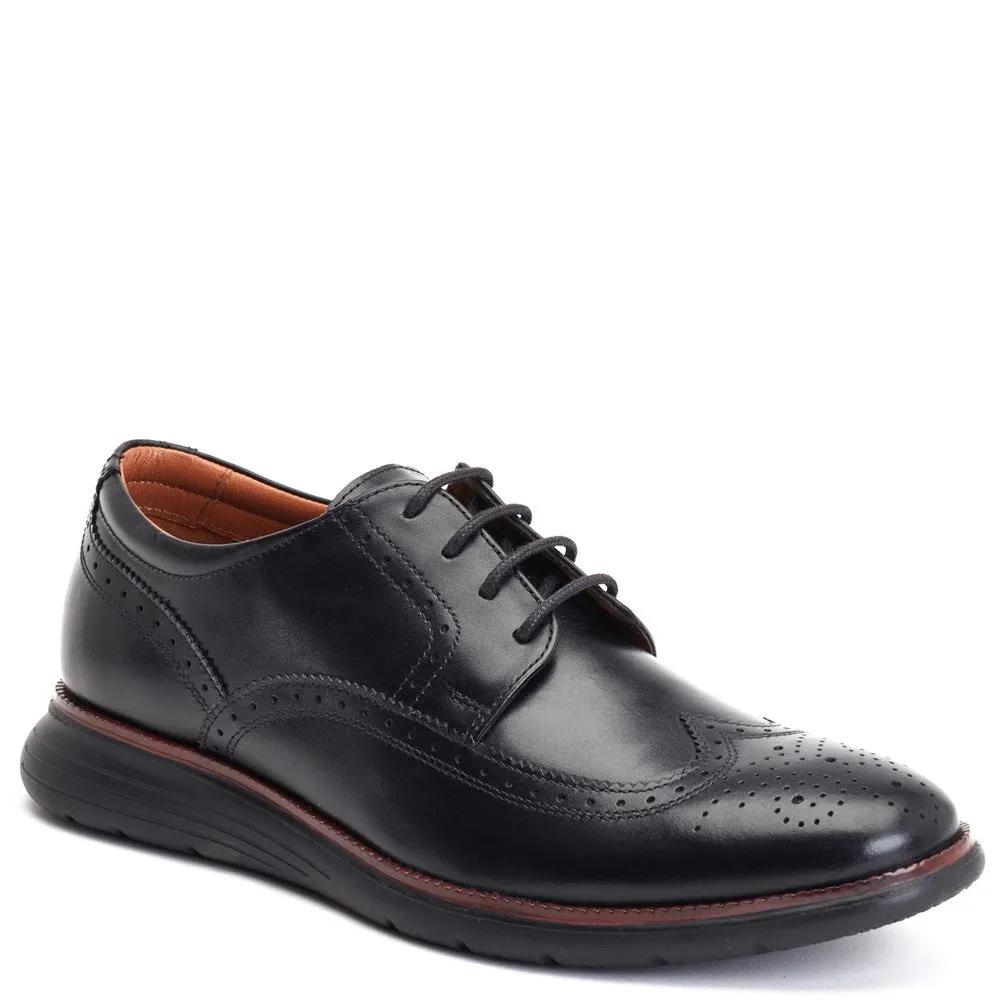 Flight Washed Brogue Shoes Black sold by Base London product image thumbnail 2