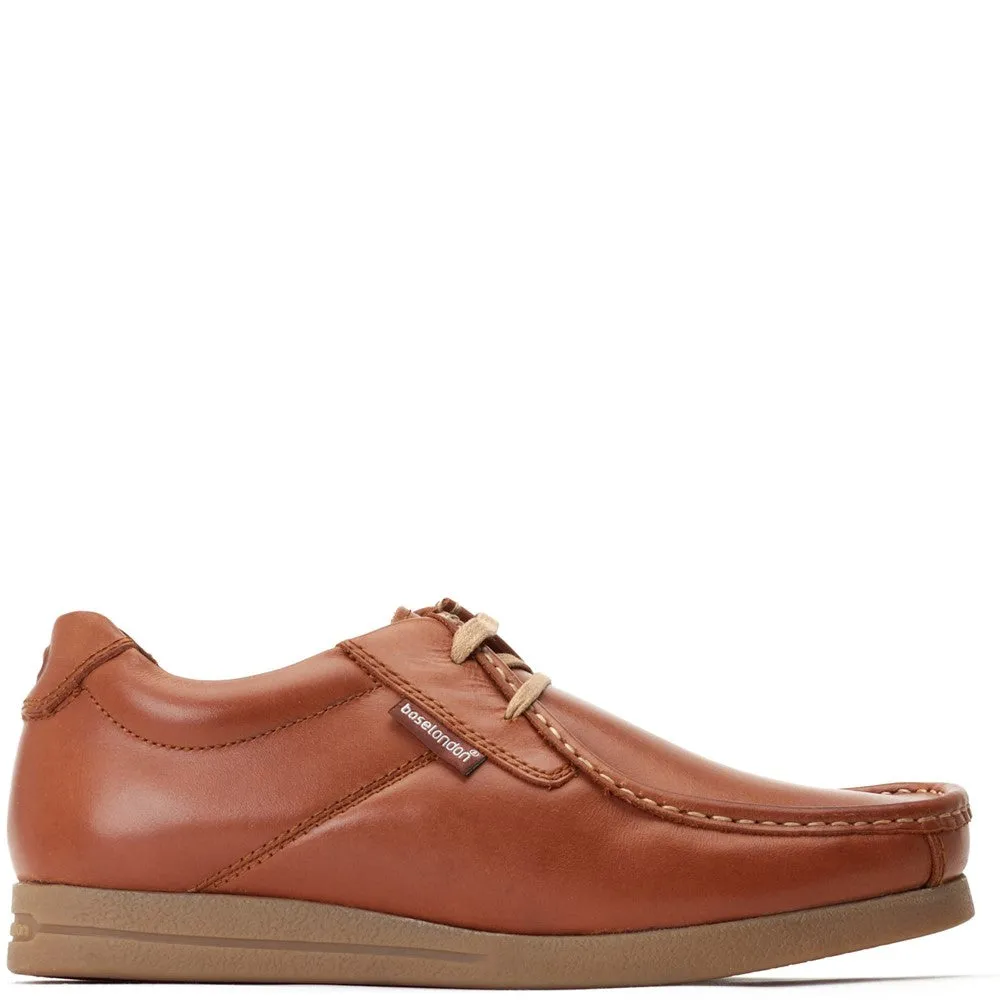 Event Waxy Moc Toe Shoes Tan sold by Base London