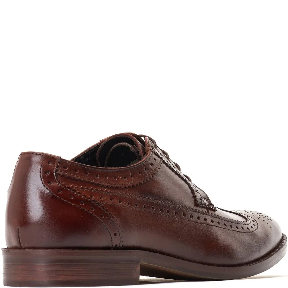 Twain Washed Brogue Shoes Brown sold by Base London product image thumbnail 2