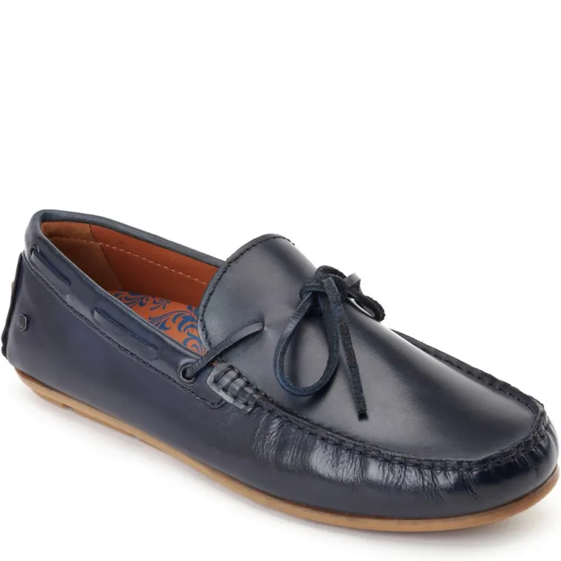 Brooks Washed Loafers Navy sold by Base London