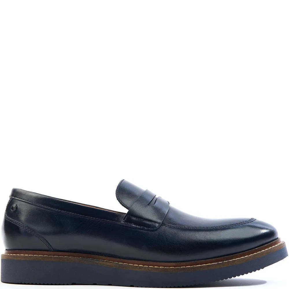 Sid Washed Loafers Navy sold by Base London product image thumbnail 5