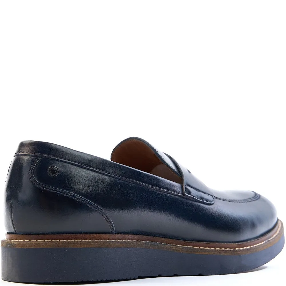 Sid Washed Loafers Navy sold by Base London product image thumbnail 2