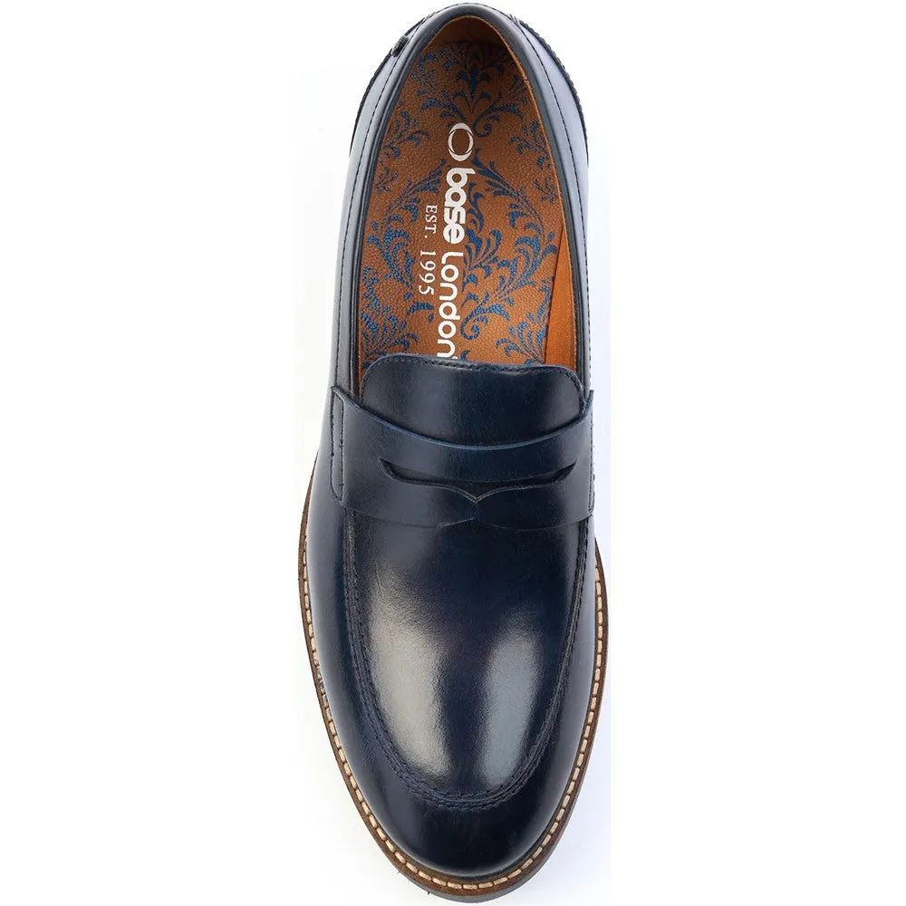 Sid Washed Loafers Navy sold by Base London product image thumbnail 4