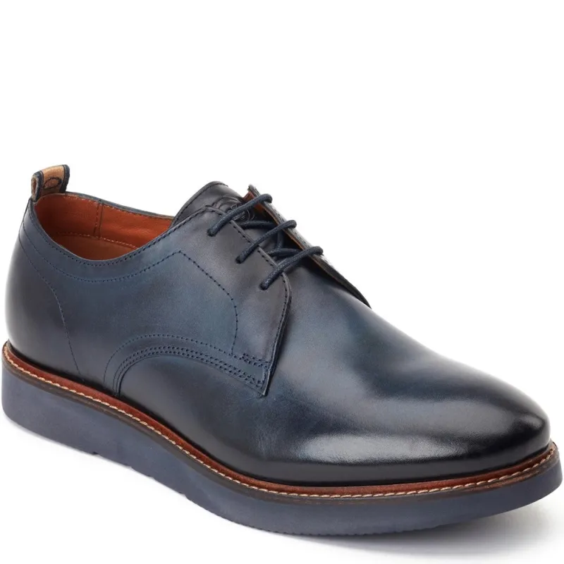 Roly Washed Derby Shoes Navy sold by Base London