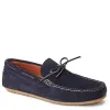 Brooks Suede Loafers Navy sold by Base London