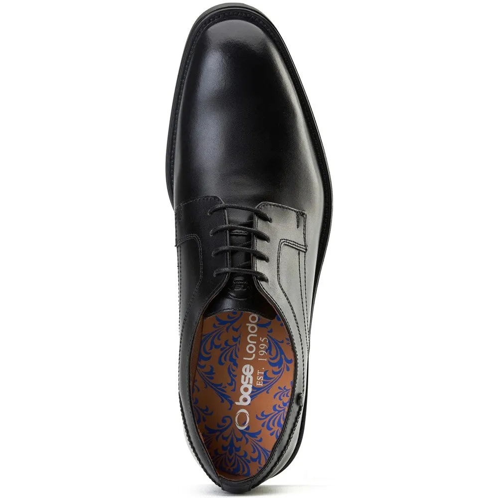 Sleeve Waxy Derby Shoes Black sold by Base London product image thumbnail 4
