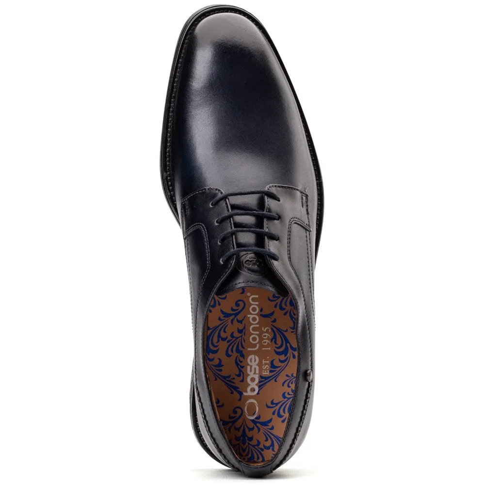 Sleeve Waxy Derby Shoes Navy sold by Base London product image thumbnail 4