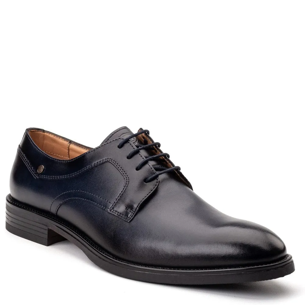 Sleeve Waxy Derby Shoes Navy sold by Base London