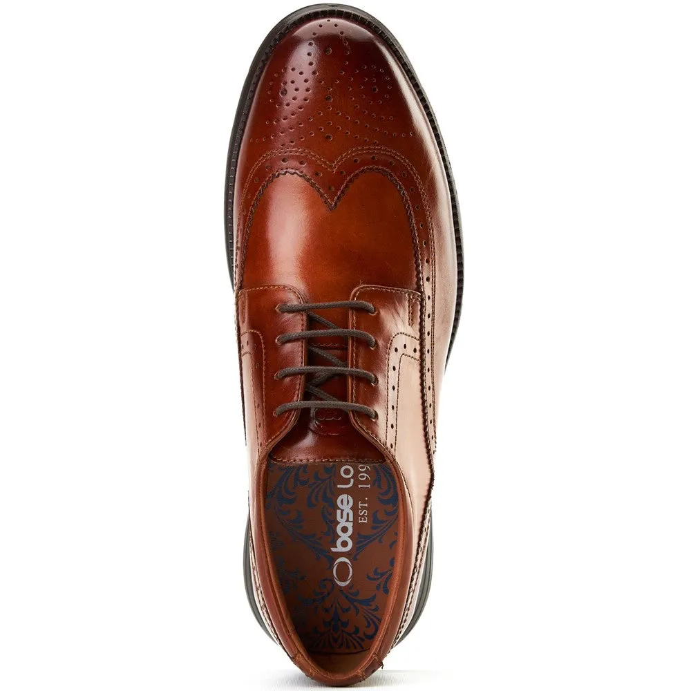 Flight 25 Leather Brogue Shoes Tan sold by Base London product image thumbnail 5