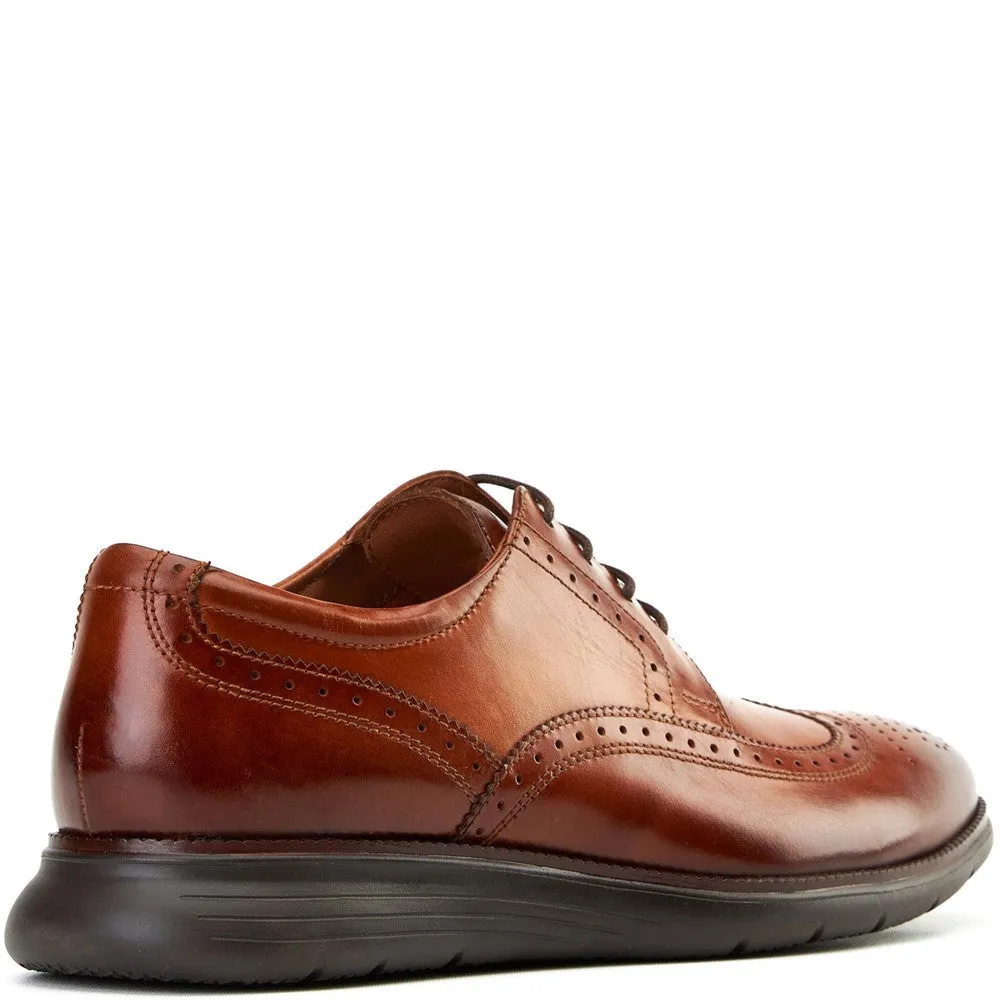Flight 25 Leather Brogue Shoes Tan sold by Base London product image thumbnail 3