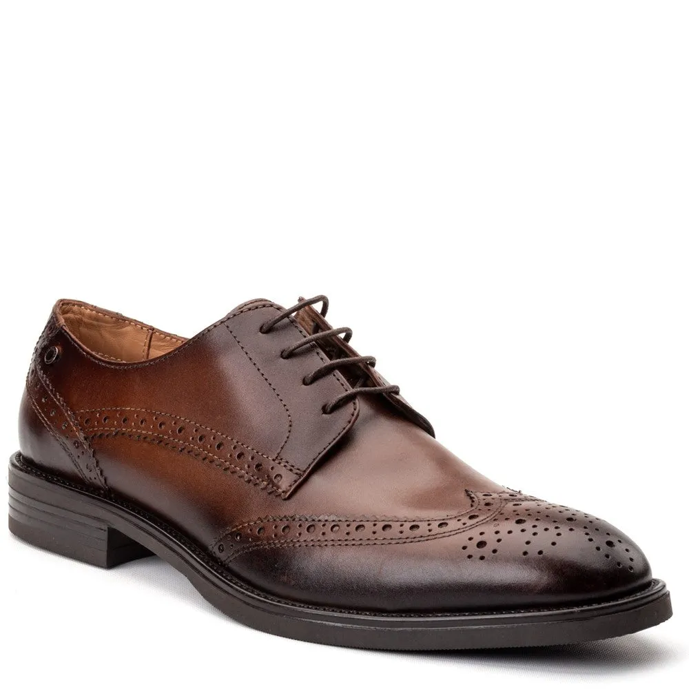 Pocket Waxy Brogue Shoes Brown sold by Base London product image thumbnail 2