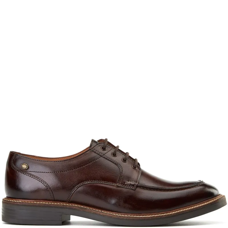 Surrey Washed Apron Toe Shoes Brown made by Base London