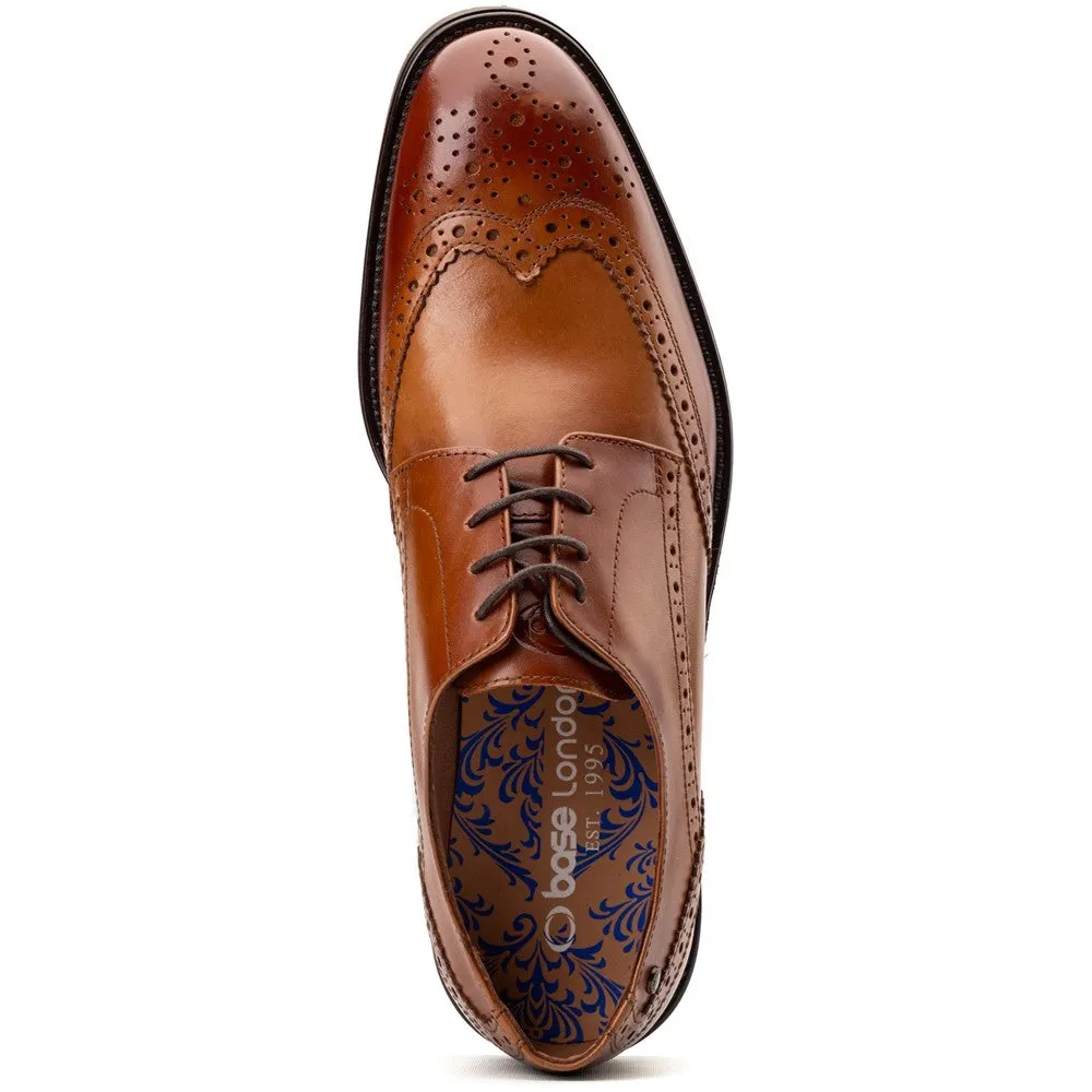 Pocket Waxy Brogue Shoes Tan sold by Base London product image thumbnail 5