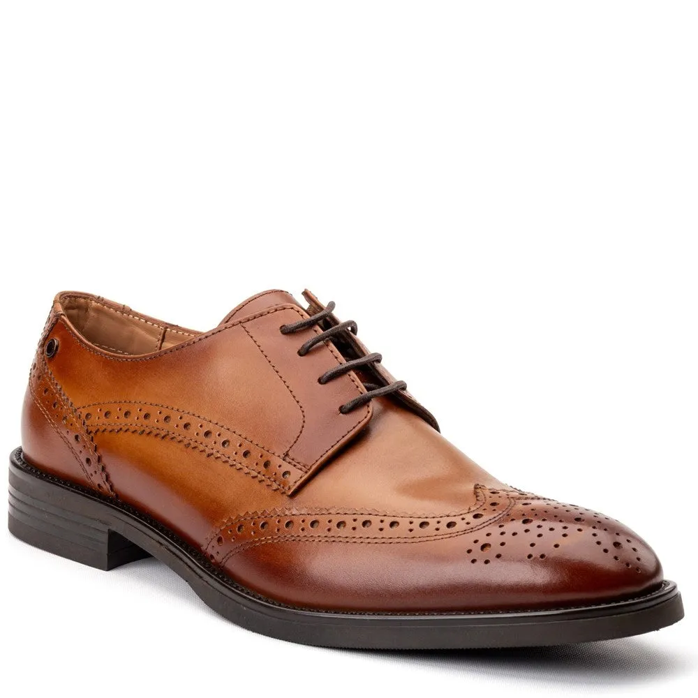 Pocket Waxy Brogue Shoes Tan sold by Base London product image thumbnail 2