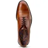 Lapel Waxy Oxford Shoes Tan sold by Base London