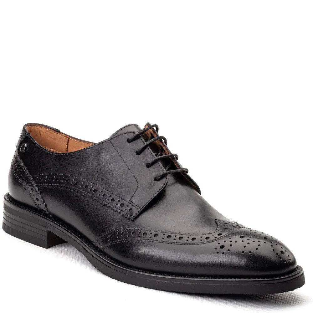 Pocket Waxy Brogue Shoes Black sold by Base London product image thumbnail 2