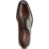 Lapel Waxy Oxford Shoes Brown sold by Base London