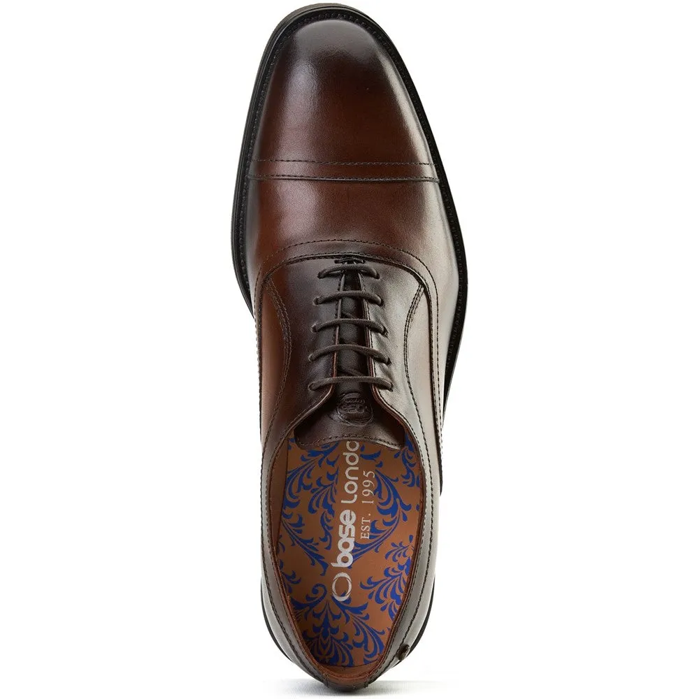 Lapel Waxy Oxford Shoes Brown sold by Base London product image thumbnail 5