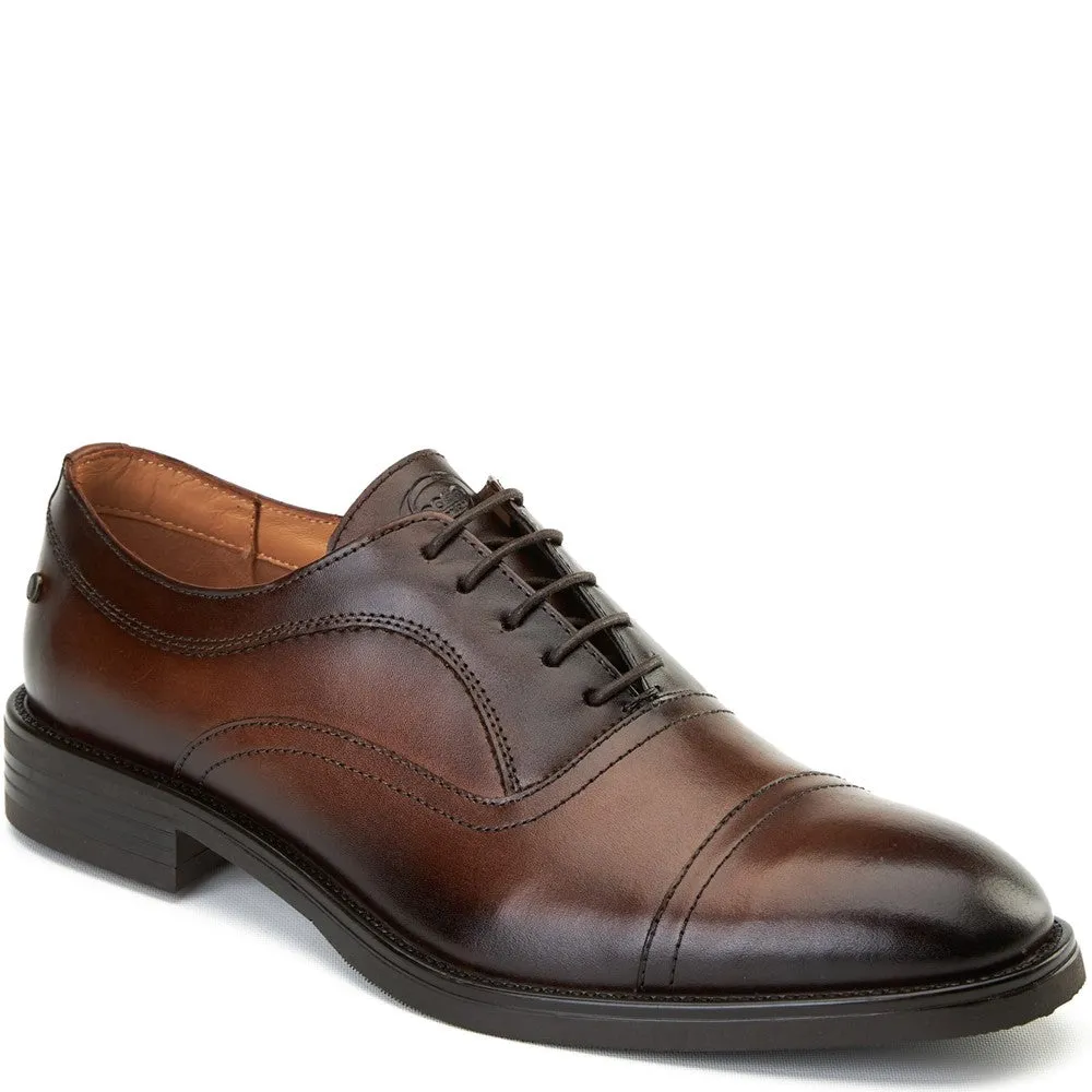 Lapel Waxy Oxford Shoes Brown sold by Base London product image thumbnail 2
