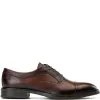 Lapel Waxy Oxford Shoes Brown sold by Base London