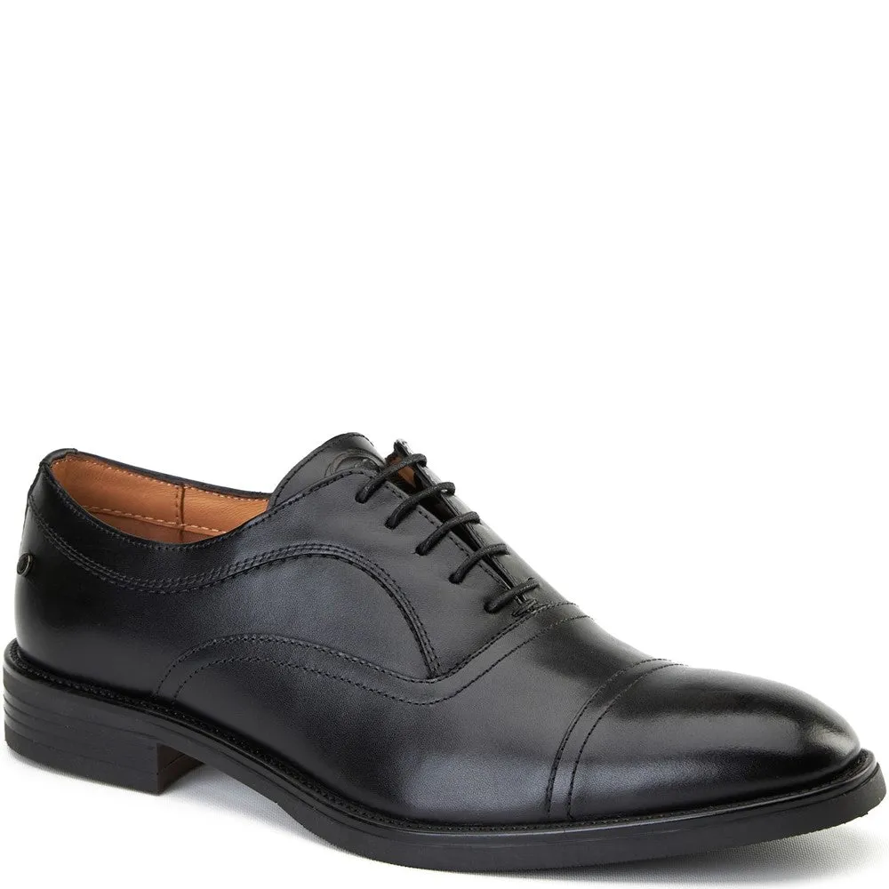Lapel Waxy Oxford Shoes Black sold by Base London product image thumbnail 2