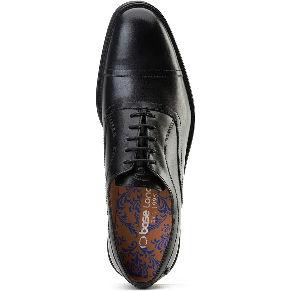 Lapel Waxy Oxford Shoes Black sold by Base London product image thumbnail 5