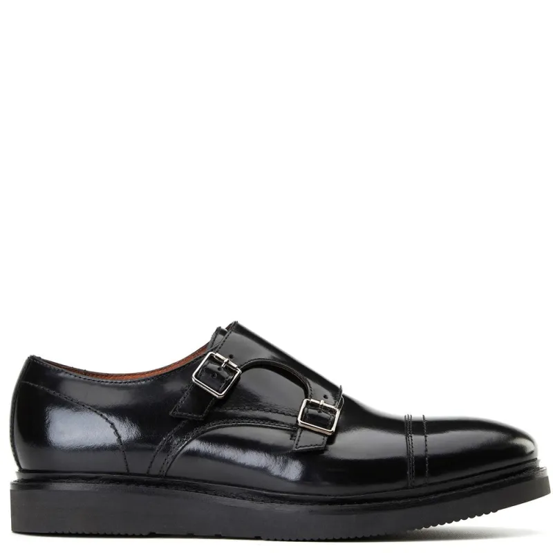 Knight Hi Shine Double Monk Black sold by Base London