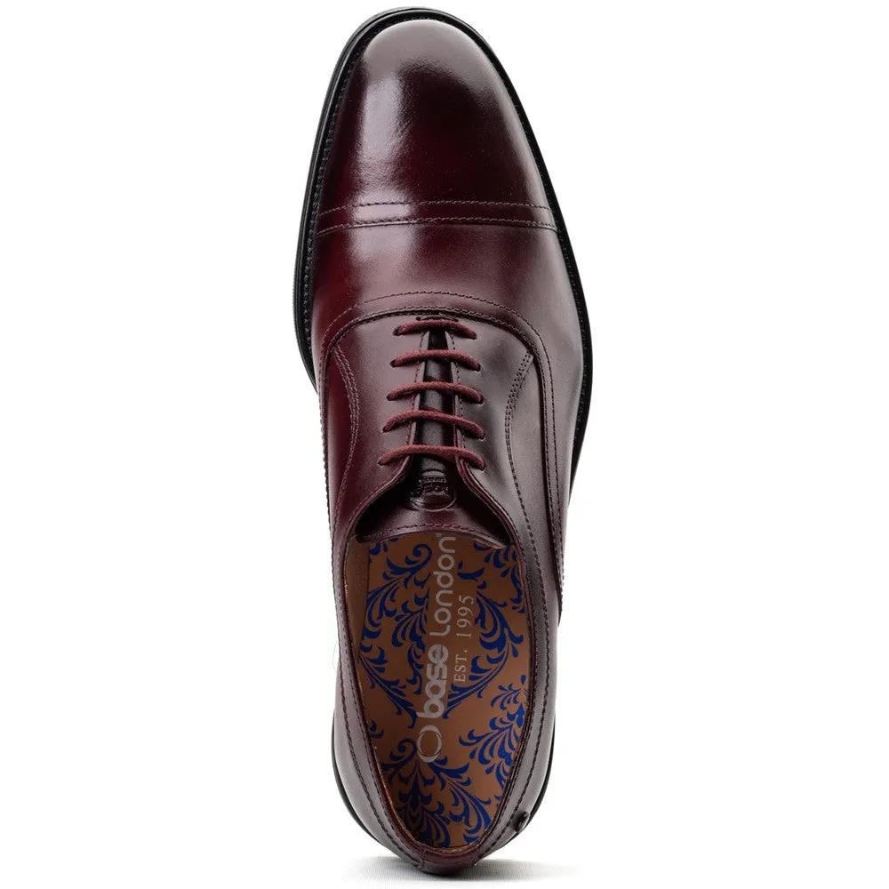 Lapel Waxy Oxford Shoes Bordo sold by Base London product image thumbnail 5