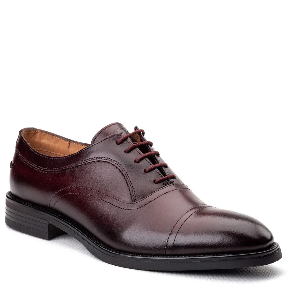 Lapel Waxy Oxford Shoes Bordo sold by Base London product image thumbnail 2