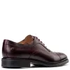 Lapel Waxy Oxford Shoes Bordo sold by Base London