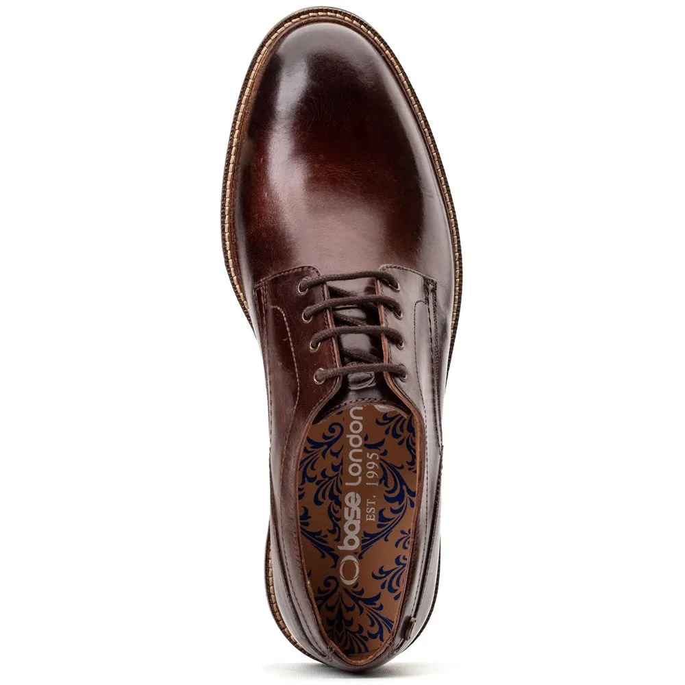 Durham Washed Derby Shoes Brown sold by Base London product image thumbnail 5