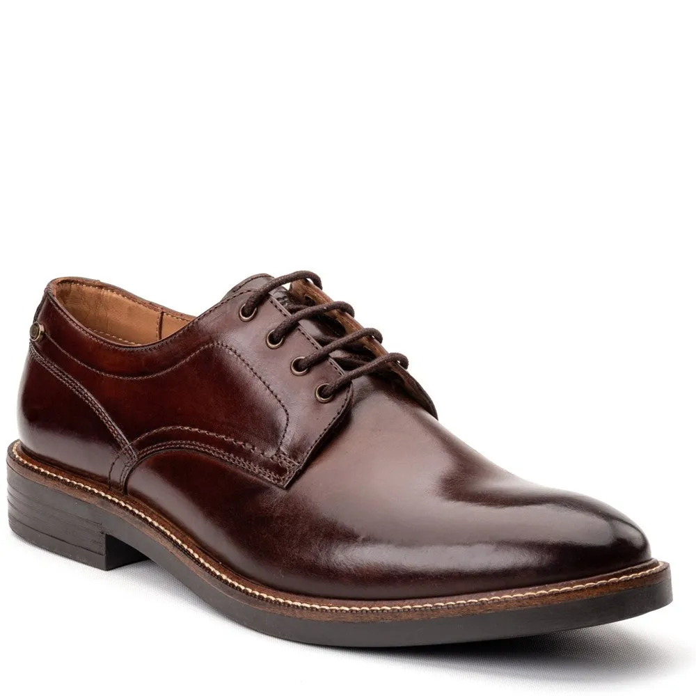 Durham Washed Derby Shoes Brown sold by Base London product image thumbnail 2