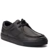 Dalston Moc Toe Trainers Black sold by Base London