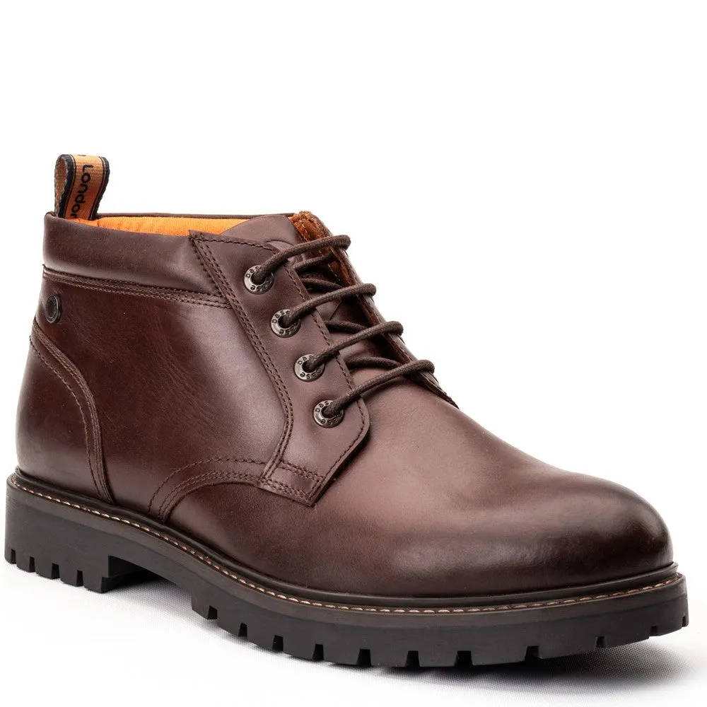 Cobalt Pull Up Chukka Boots Brown sold by Base London product image thumbnail 2