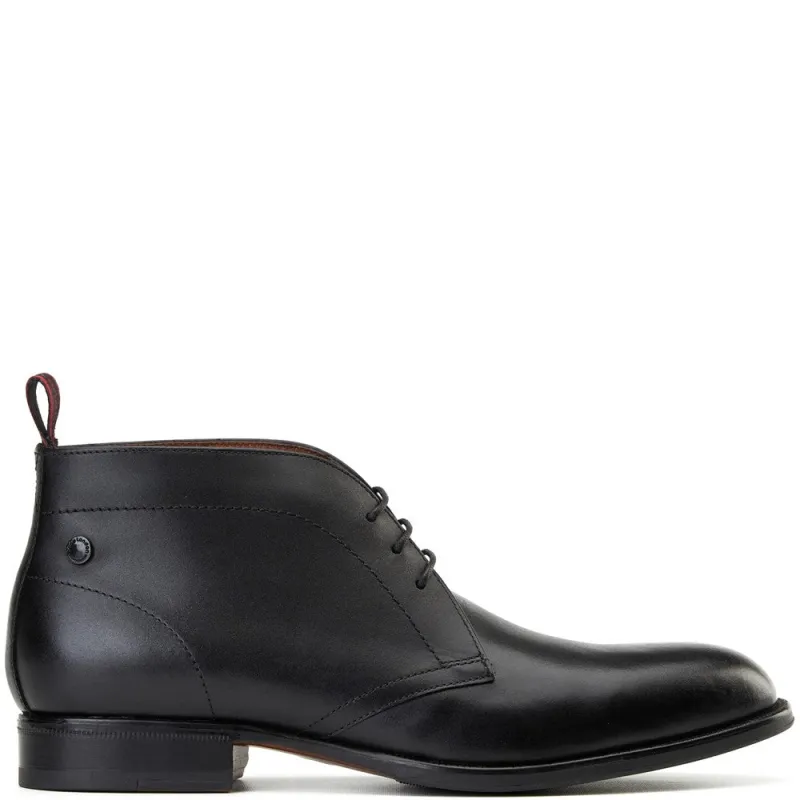 Wallis Waxy Chukka Boots Black sold by Base London