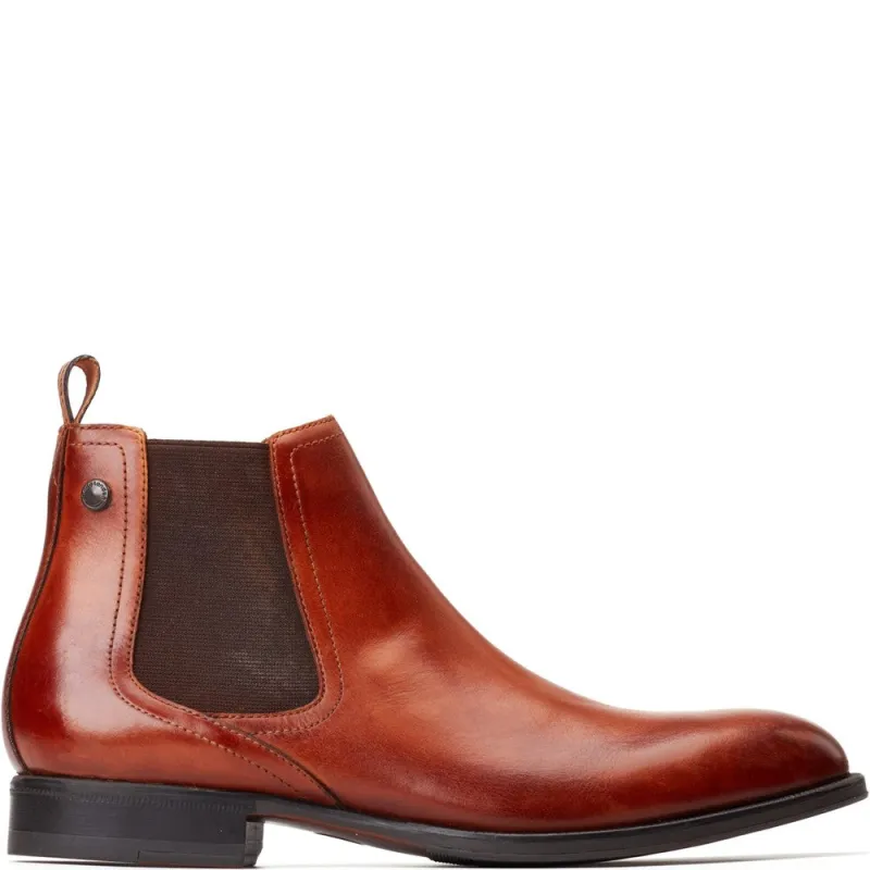 Whittle Washed Chelsea Boots Tan sold by Base London