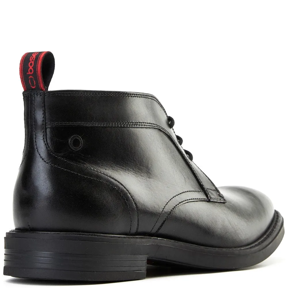 Lincoln Waxy Chukka Boots Black sold by Base London product image thumbnail 3
