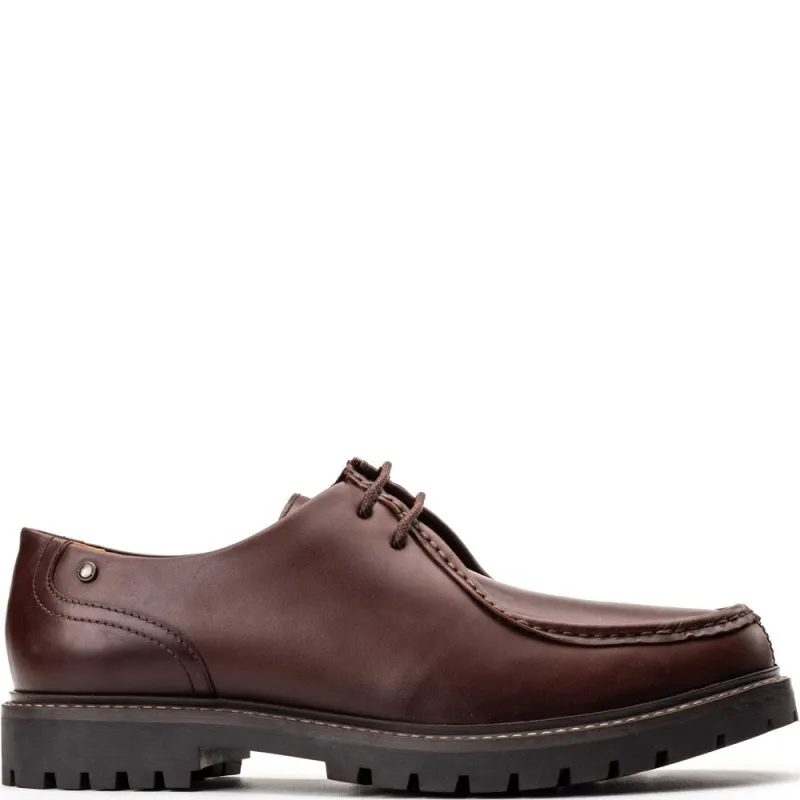 Karbon Moc Toe Shoes Brown sold by Base London