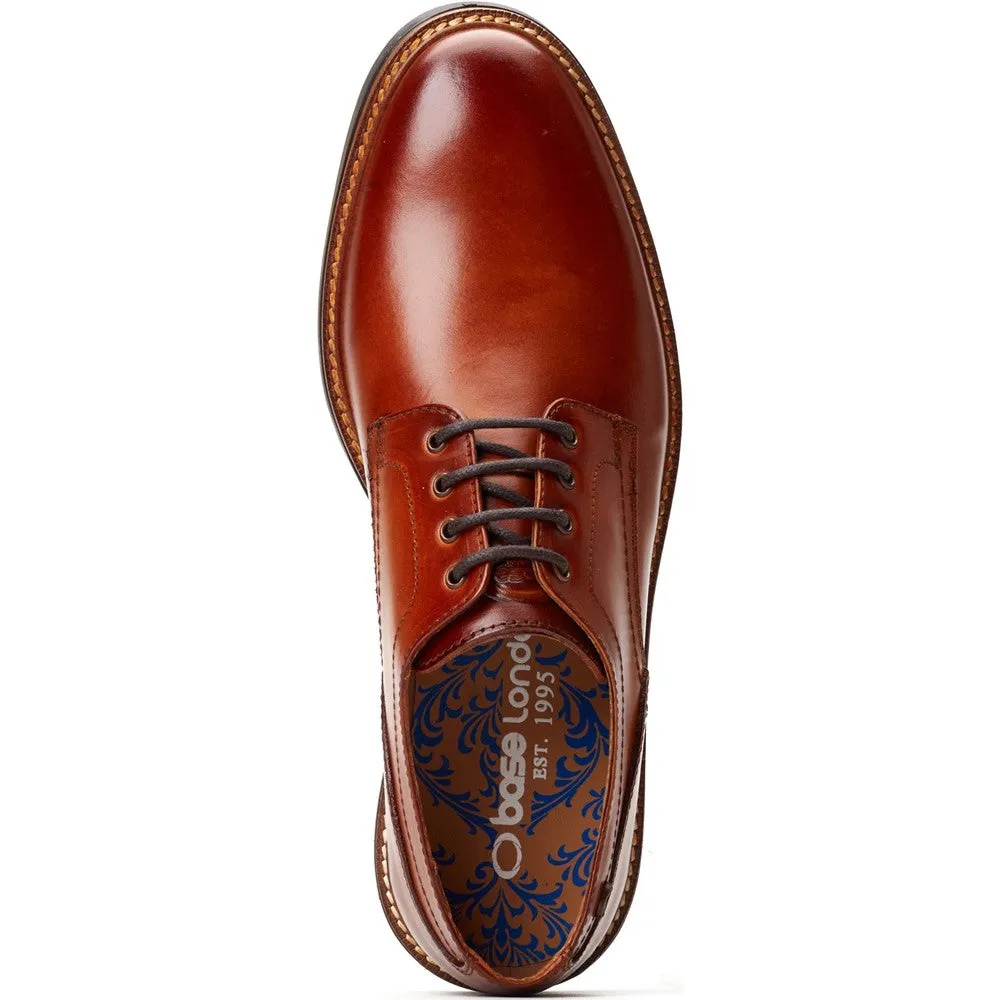 Durham Washed Derby Shoes Tan sold by Base London product image thumbnail 5