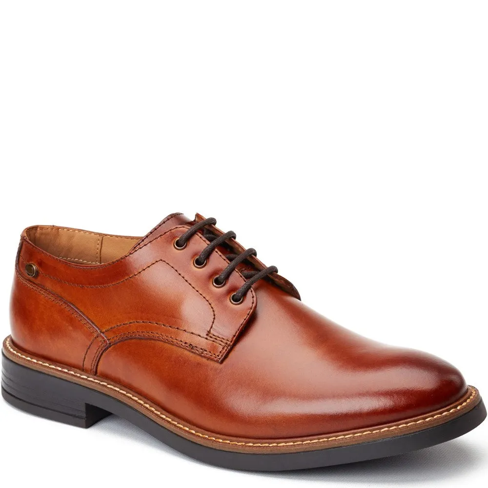 Durham Washed Derby Shoes Tan sold by Base London product image thumbnail 2