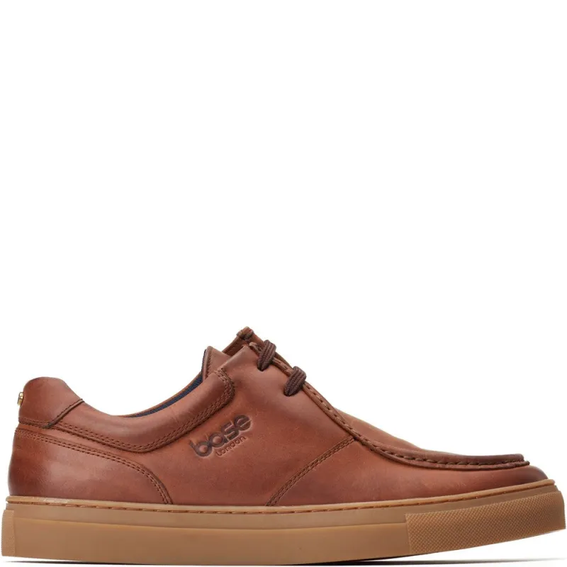 Dalston Moc Toe Trainers Brown sold by Base London