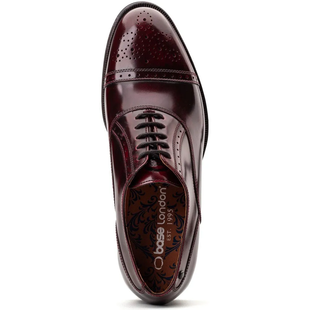 Franklin Hi Shine Brogue Shoes Bordo sold by Base London product image thumbnail 5