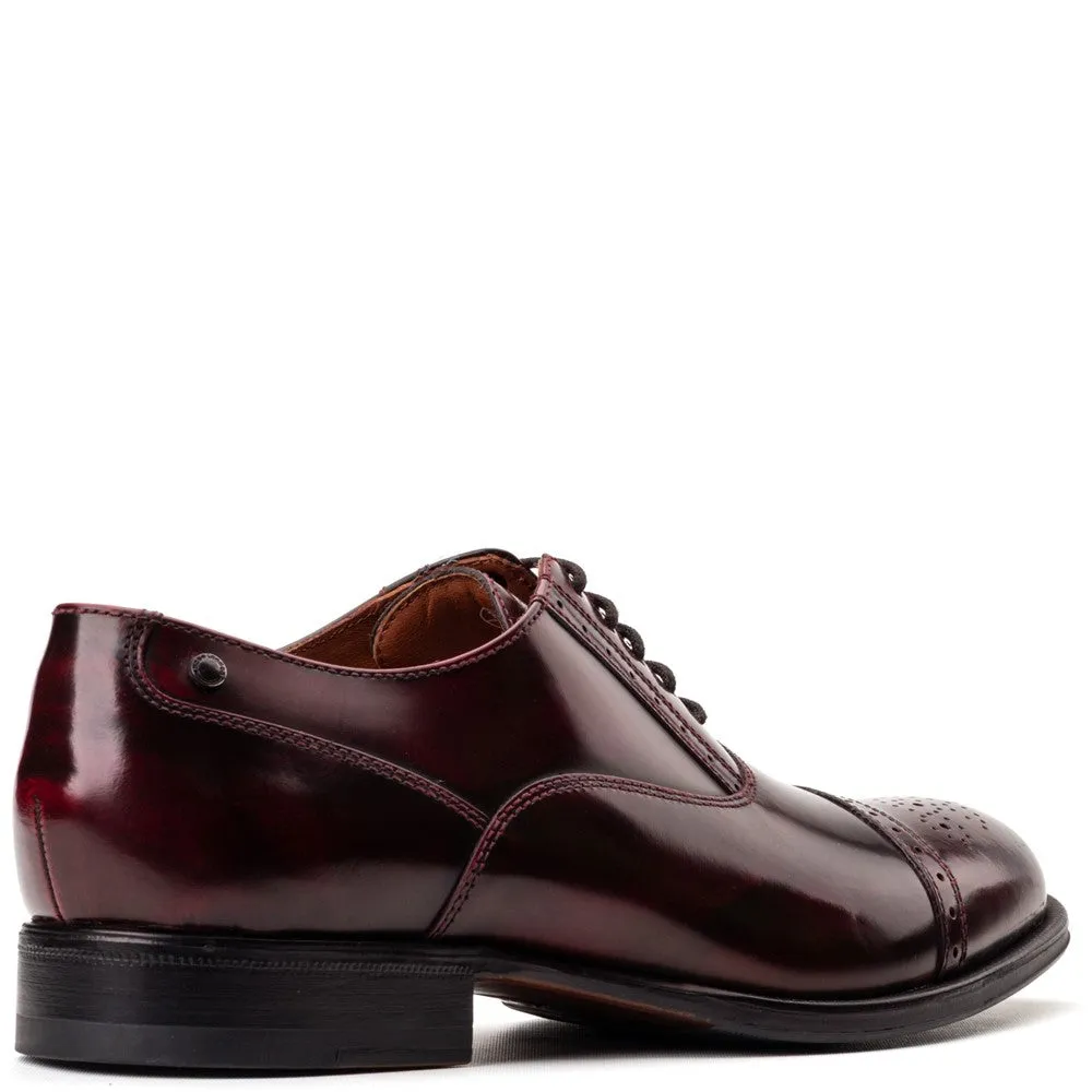 Franklin Hi Shine Brogue Shoes Bordo sold by Base London product image thumbnail 3