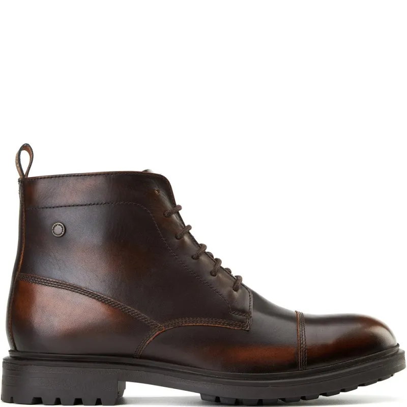 Boulton Toe Cap Boots Brown sold by Base London