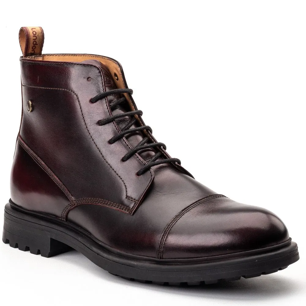 Boulton Toe Cap Boots Bordo sold by Base London product image thumbnail 2