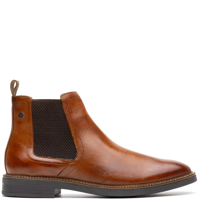 Sussex Washed Chelsea Boots Tan sold by Base London