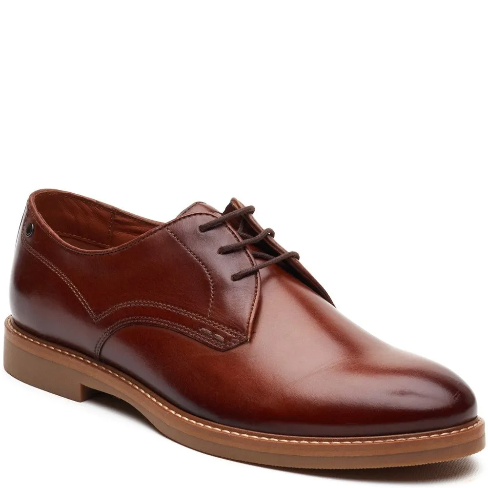 Strand Leather Derby Shoes Tan sold by Base London product image thumbnail 3