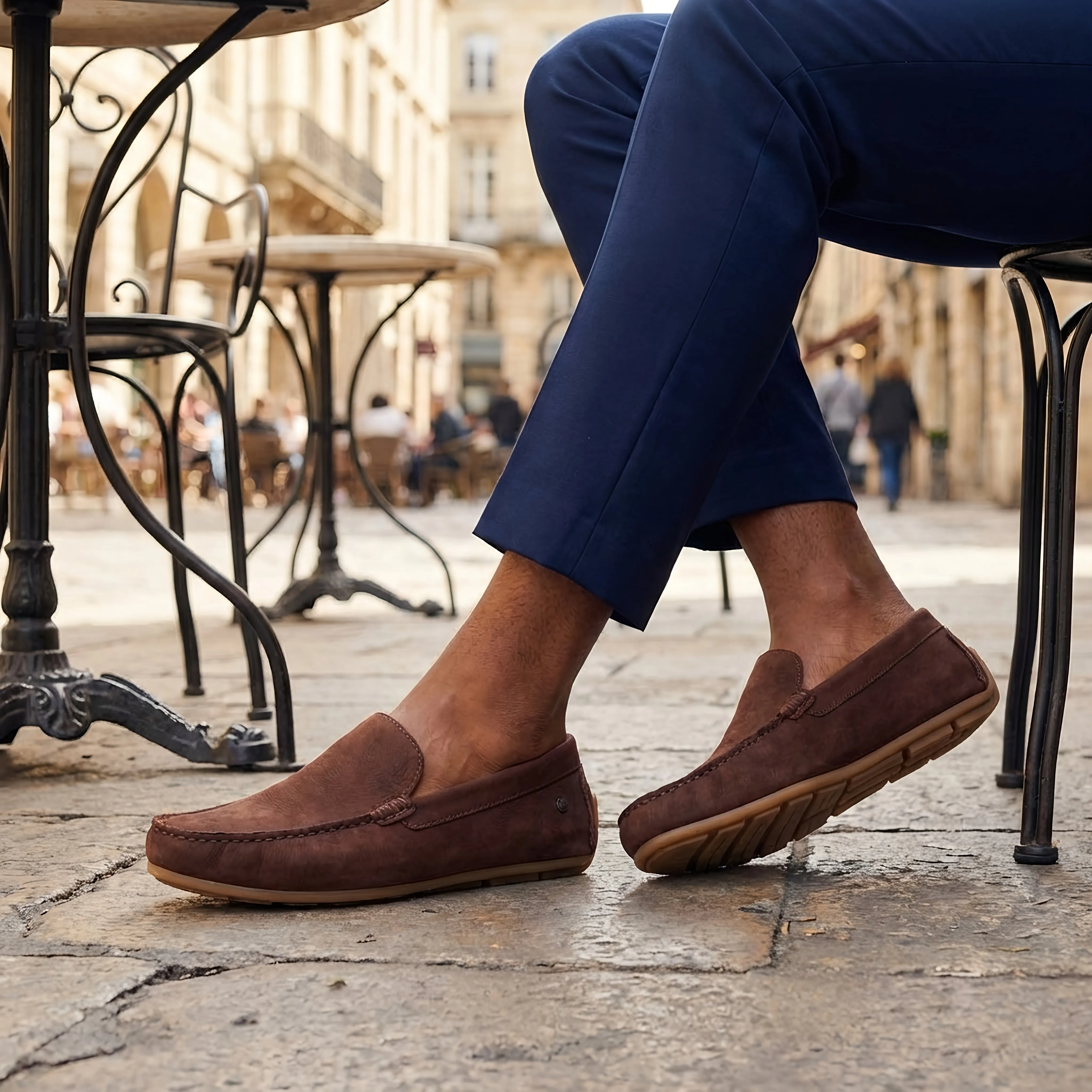 Moss Leather Driver Brown sold by Base London product image thumbnail 2